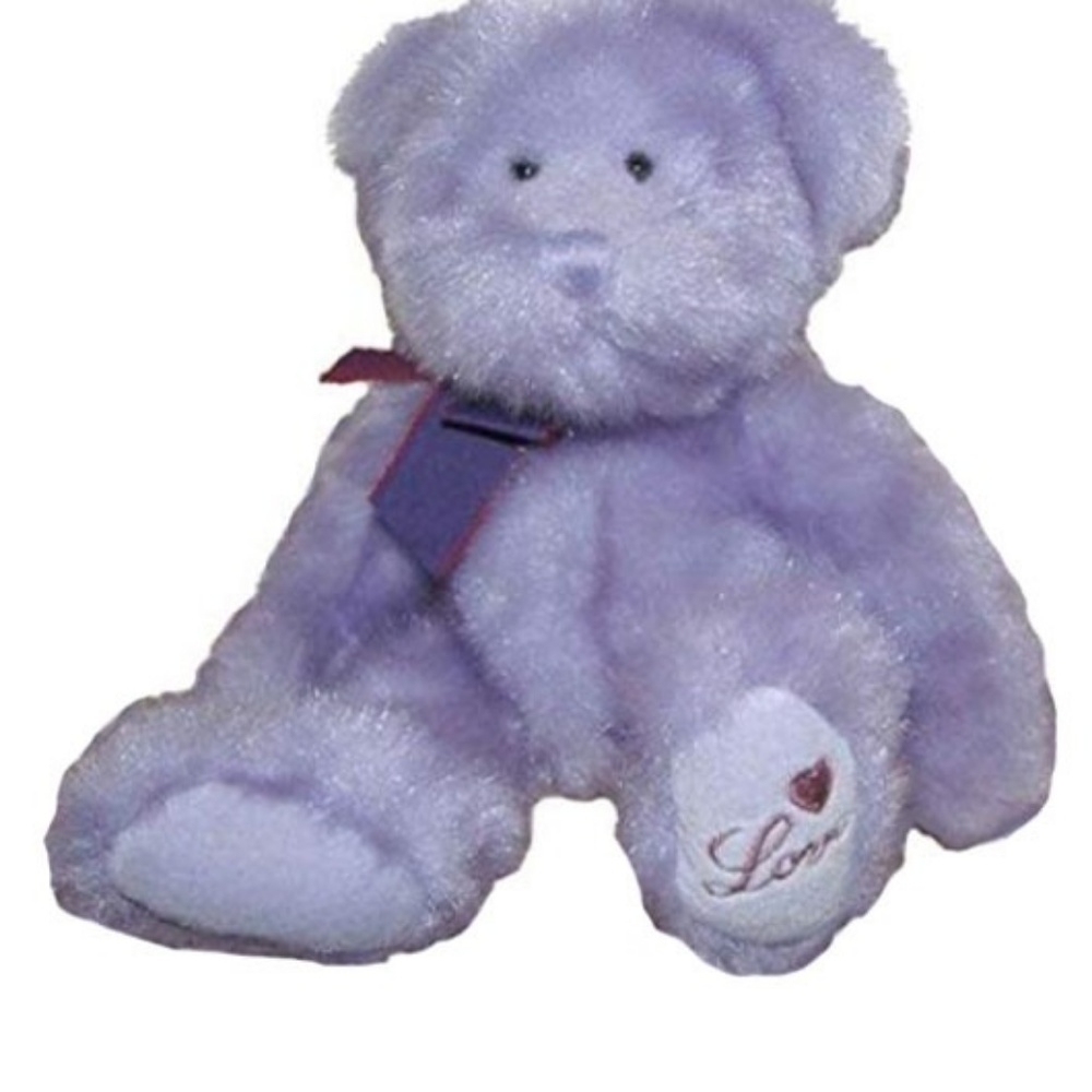 Russ Berrie Lavender Aphrodite Plush Bear